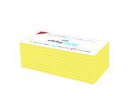 Slickynotes® 3 x 3 in Yellow 18 Pads 95 sheets Glue Free Sticky notes!