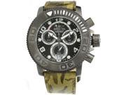 Invicta 18431 50mm Sea Hunter Swiss Made Chronograph Day Date Leather Mens Watch