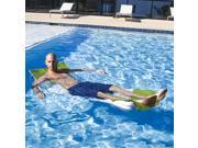Capri Floating Hammock for pool or lake. Cradles you like a hammock keeping your head and feet out of the water. Fabric is treated to help resist mold mildew
