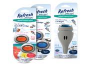 Refresh Your Car Electric Visor Clip Air Freshener with Refills