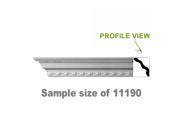 Cornice White Urethane Sample of 11190 24 Long Renovators Supply