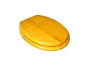 Bathroom Toilet Seat Golden Amber Hard Wood Elong Brass PVD Renovators Supply
