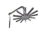 Shower Part Chrome Adjustable Shower Riser and Sunflower Head Renovators Supply