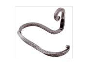 Towel Rings Silver Black Wrought Iron Hook Renovators Supply