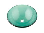 Glass Bathroom Vessel Sink Etched Green Tempered Drain In Renovators Supply