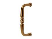 Cabinet Pull Bright Solid Brass Spooled Renovators Supply