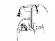 Chrome Plated Brass Faucet Hand Shower 56 Hose Clawfoot Tub Renovators Supply