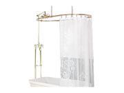 Shower Surround Brass PVD Oval Double Lever Faucet Renovators Supply