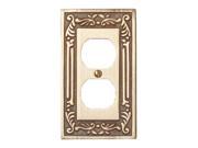 Victorian Switch Plate Single Outlet Antique Solid Brass Renovators Supply