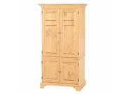 Natural Solid Pine Computer Armoire Kit Easy Assembly Renovators Supply