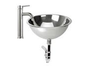 Stainless Steel Vessel Sink Double Layer Faucet P trap Inc Renovators Supply