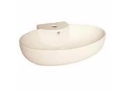 Bathroom Vessel Sink Oval Bone China Faucet Hole Renovators Supply