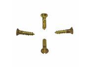 4 Brass Oval Head Wood Screws 1 2 Qty 25 Renovators Supply