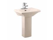 Childrens Bathroom Rectangle Pedestal Sink Bone China Wash Station Renovators Supply