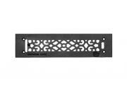 Heat Air Grille Cast Victorian Overall 3 1 2 x 14 Renovators Supply