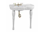 Bathroom Console Sink Southern Belle Spindle Leg Wall Mount Renovators Supply