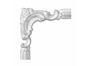 Roman Door Trim White Urethane Foam Corner 8 H X 8 W Renovators Supply