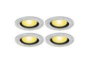 4 Spot Light Ring White Trim 8 ID x 12 OD Mini Medallion Renovators Supply