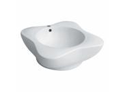 Bathroom Vessel Sink White China Buttercup Overflow Renovators Supply
