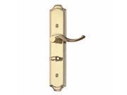 Door Lock Bright Solid Brass Lever Entrance Door Lock Set Renovators Supply