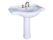 Large Bathroom Porcelain Pedestal Sink The Big Tradition Design 34 Wide Renovators Supply