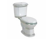White Porcelain Elongated Dual Flush Toilet Seat Included Renovators Supply