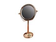 Table Makeup Mirror Solid Brass Swivel Magnifying Two Sided Renovators Supply