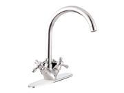 Kitchen Faucet Chrome Swiviling Spout Centerset 2 Handles Renovators Supply