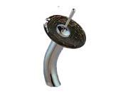 Cast Brass Chrome Waterfall Faucet Hand Paint Glass 12 Renovators Supply