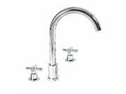 Kitchen Faucet Chrome Cross 2 Handles Widespread Renovators Supply