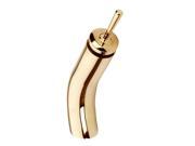Tall Waterfall Faucet Heavy Cast Brass Gold PVD Round Renovators Supply
