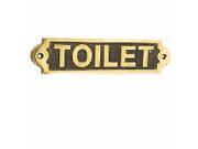 Solid Brass Sign TOILET Polished Brass Plaques / Renovators Supply Solid Brass Sign TOILET Polished Brass Plaques / Renovators Supply