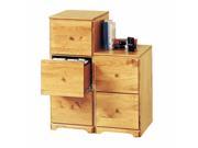 File Cabinet County Pine 3 Drawer 38h x 15.5w Renovators Supply
