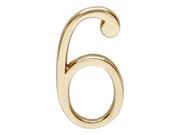 Bright Solid Brass 3 Address House Number 6 9 Pin Mount Renovators Supply