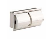 Toilet Paper Holder Recessed Stainless Double Tissue Renovators Supply
