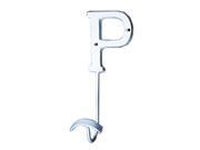 Letter Hook P Wrought Iron White Decorative Renovators Supply