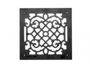 4 Heat Air Grille Cast Victorian Overall 14 x 14 Renovators Supply