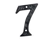 Number 7 House Number Black Wrought Iron 4H Renovators Supply