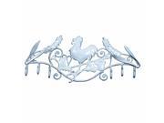 6 Hook Wrought Iron White Rooster Renovators Supply