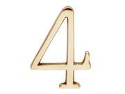Bright Solid Brass 3 Address House Number 4 Pin Mount Renovators Supply