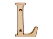 Letter L House Letters Solid Bright Brass 4 Renovators Supply