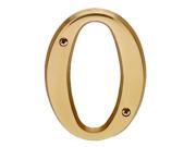 Letter O House Letters Solid Bright Brass 4 Renovators Supply