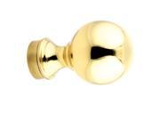 Ball Top End Cap Polished Solid Brass 2 OD Bar Rail Renovators Supply