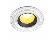 10 Spot Light Ring White Trim 6.5 ID x 10OD Mini Medallion 10 Pack Renovators Supply