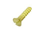 4X1 2 Slotted Oval Head Brass Wood Screw Pack of 100
