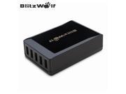 40W BlitzWolf Power3S Smart 5 Port Desktop Charger For RC Toys iOS Android