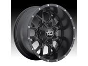 Dropstars 645B 17x9 5x114.3 5x127 12mm Black Milled Wheel Rim