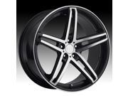 TIS 536MB 18x8 5x110 +42mm Black/Machined Wheel Rim TIS 536MB 18x8 5x110 +42mm Black/Machined Wheel Rim
