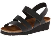 Naot Kayla Women US 5 Black Comfort Sandals Shoes