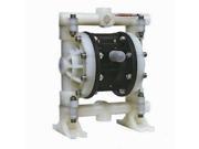 Double Diaphragm Air Pump PII.50 Chemical Industrial Polypropylene 1 2 or 3 4 NPT Inlet Outlet